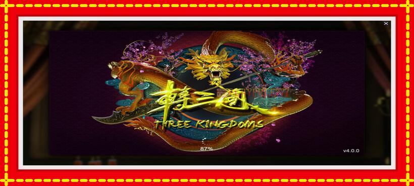 Slot machine Three Kingdoms with access to free game online, picture 1