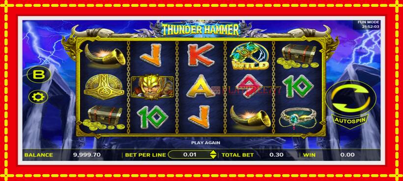 Slot machine Thunder Hammer with access to free game online, picture 2