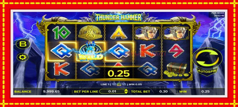 Slot machine Thunder Hammer with access to free game online, picture 3