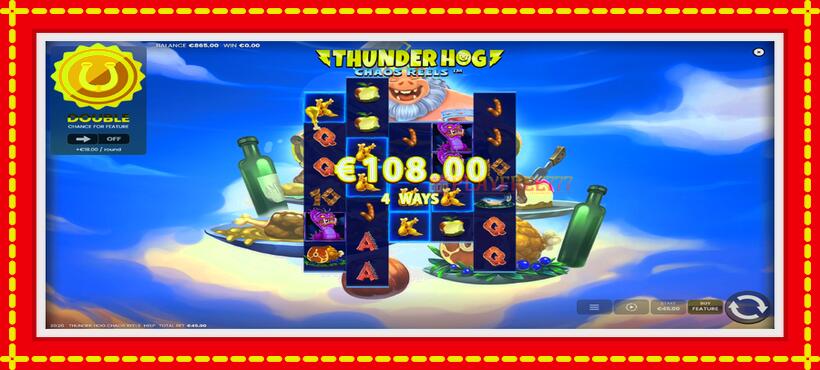 Slot machine Thunder Hog Chaos Reels with access to free game online, picture 3