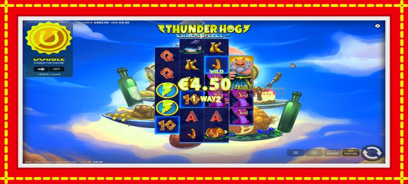 Slot machine Thunder Hog Chaos Reels with access to free game online, picture 4