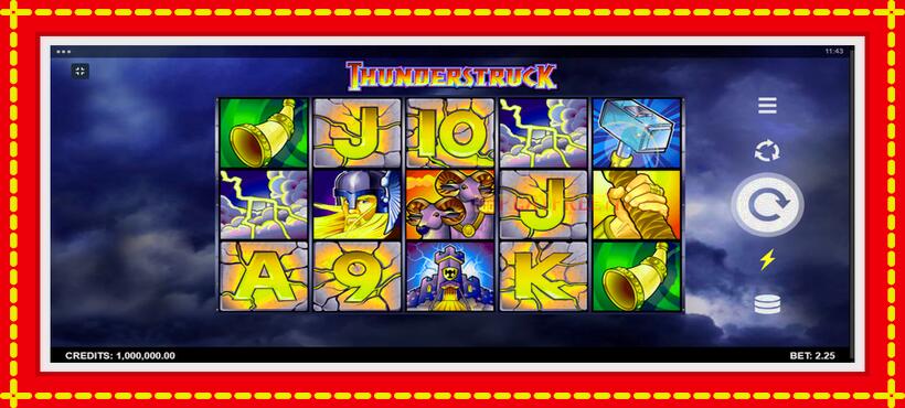 Slot machine Thunderstruck with access to free game online, picture 1