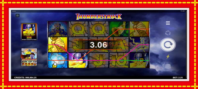 Slot machine Thunderstruck with access to free game online, picture 2