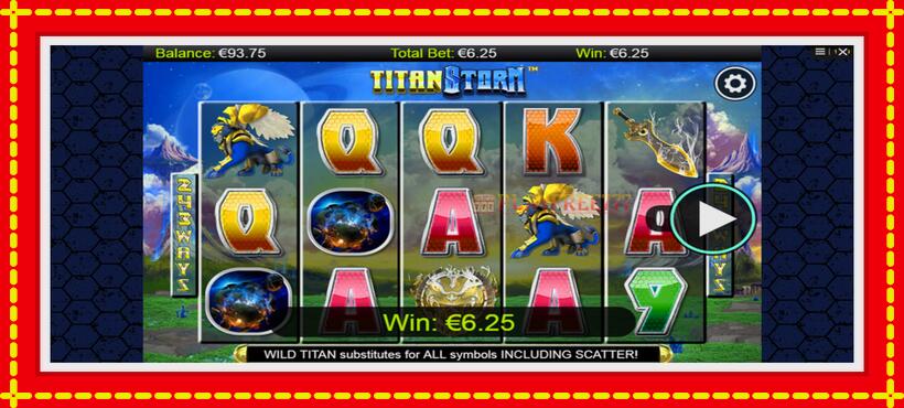 Slot machine Titan Storm with access to free game online, picture 3