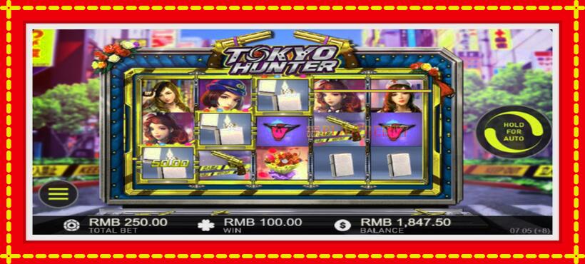 Slot machine Tokyo Hunter with access to free game online, picture 1