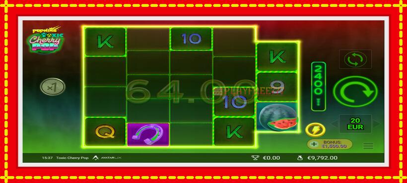 Slot machine Toxic CherryPop with access to free game online, picture 4