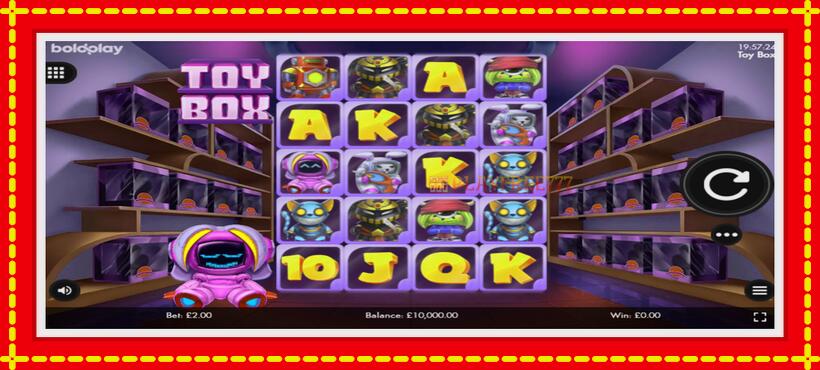 Slot machine Toy Box with access to free game online, picture 2