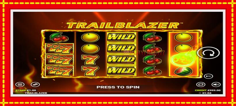 Slot machine Trailblazer with access to free game online, picture 2