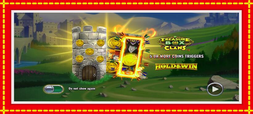 Slot machine Treasure Box Clans with access to free game online, picture 1