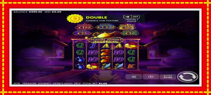 Slot machine Treasure Journey: Genies Gold with access to free game online, picture 2