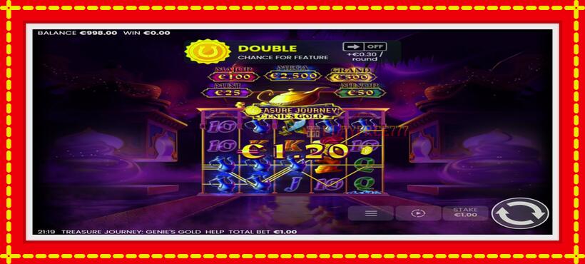 Slot machine Treasure Journey: Genies Gold with access to free game online, picture 3