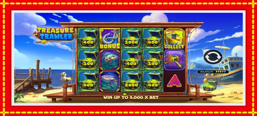 Slot machine Treasure Trawler with access to free game online, picture 1