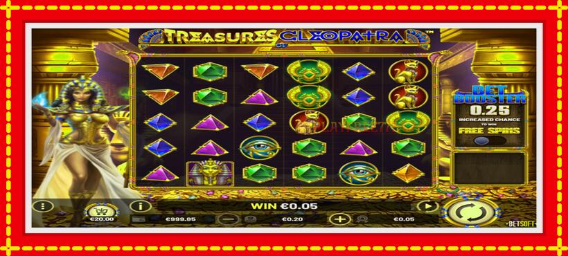 Slot machine Treasures of Cleopatra with access to free game online, picture 1