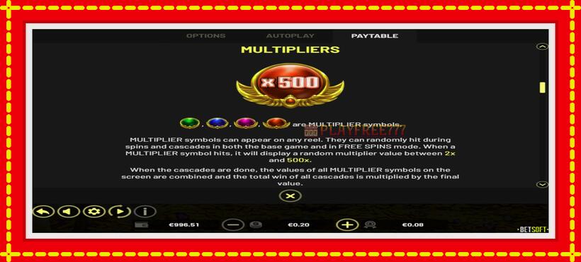 Slot machine Treasures of Cleopatra with access to free game online, picture 4