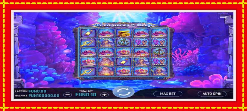 Slot machine Treasures of the Deep with access to free game online, picture 1