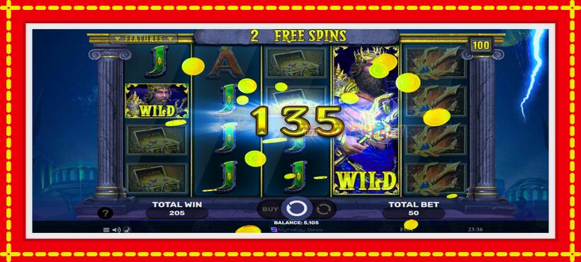 Slot machine Treasures of the Trident with access to free game online, picture 4