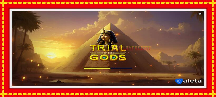 Slot machine Trial of the Gods with access to free game online, picture 1