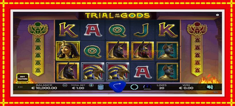 Slot machine Trial of the Gods with access to free game online, picture 2