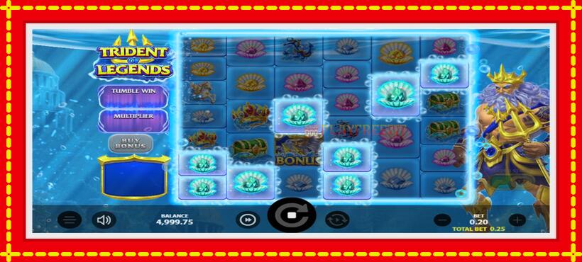 Slot machine Trident of Legends with access to free game online, picture 2