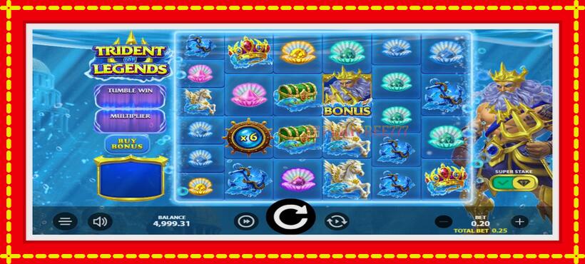 Slot machine Trident of Legends with access to free game online, picture 3