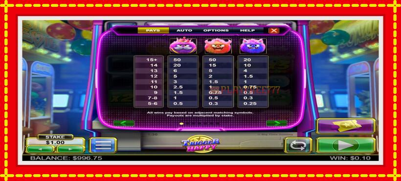 Slot machine Trigger Happy with access to free game online, picture 4