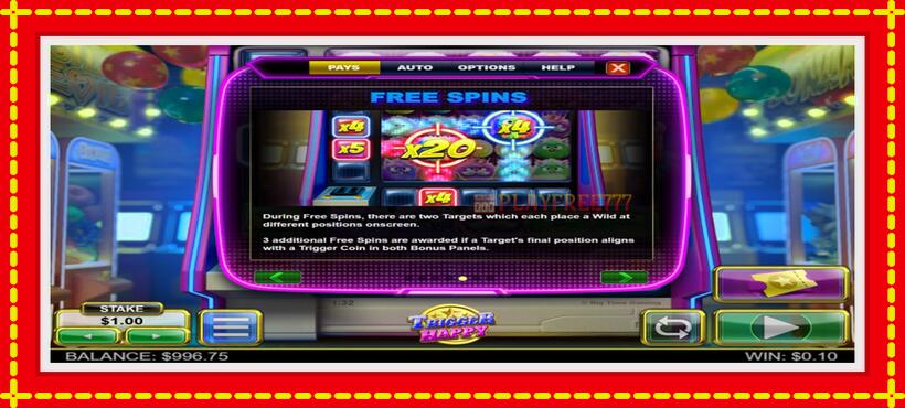 Slot machine Trigger Happy with access to free game online, picture 6