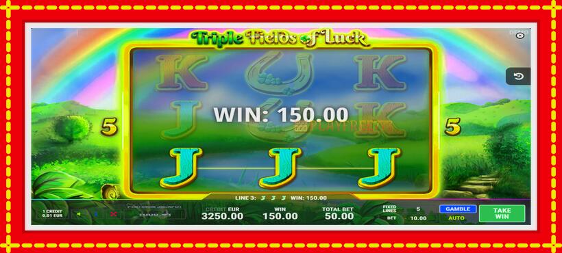 Slot machine Triple Fields of Luck with access to free game online, picture 4