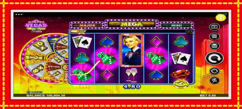 Slot machine Triple Vegas Mega Spin with access to free game online, picture 2