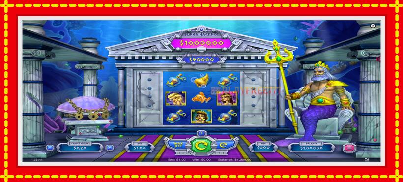 Slot machine Tritons Secret with access to free game online, picture 2