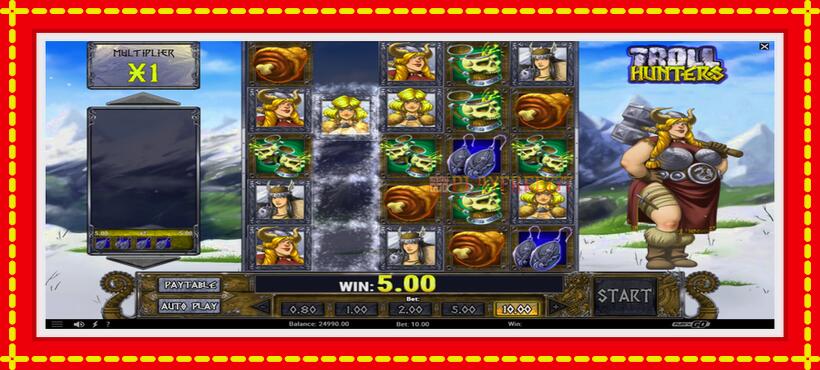 Slot machine Troll Hunters with access to free game online, picture 3