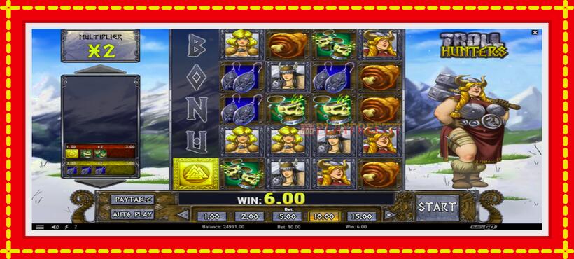 Slot machine Troll Hunters with access to free game online, picture 4