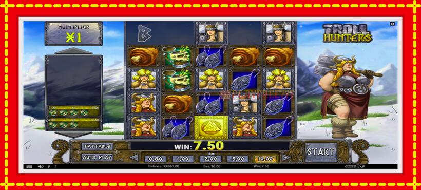 Slot machine Troll Hunters with access to free game online, picture 5