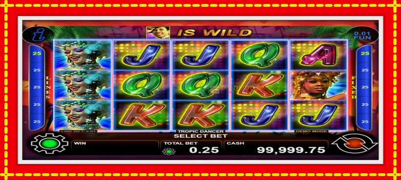 Slot machine Tropic Dancer with access to free game online, picture 1