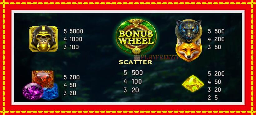 Slot machine Tropical Explorer Wheel with access to free game online, picture 4