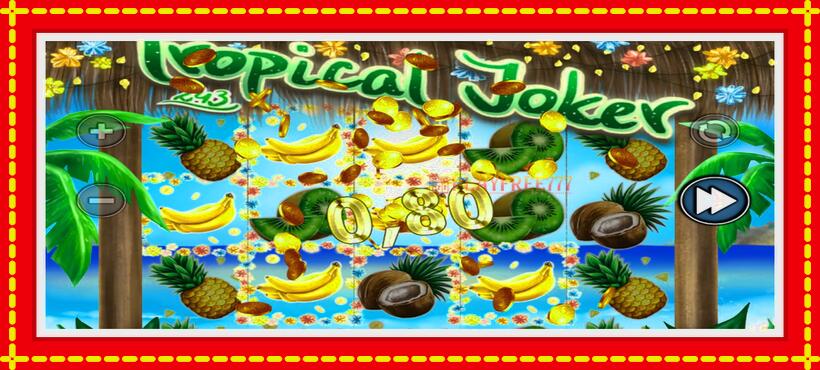 Slot machine Tropical Joker with access to free game online, picture 2