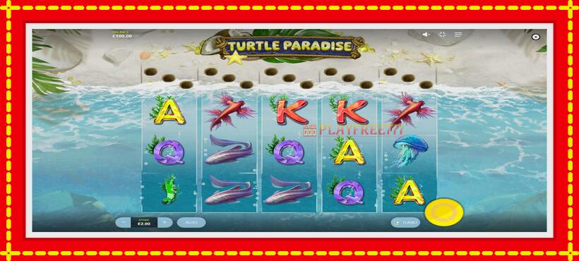 Slot machine Turtle Paradise with access to free game online, picture 2