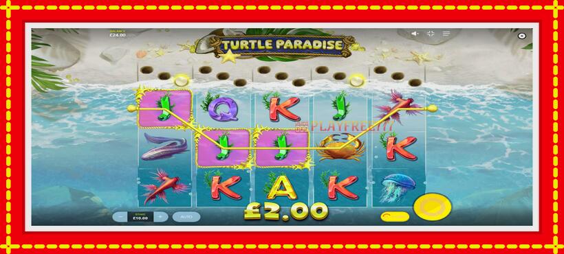 Slot machine Turtle Paradise with access to free game online, picture 4