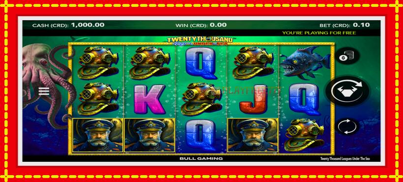 Slot machine Twenty Thousand Leagues Under The Sea with access to free game online, picture 1