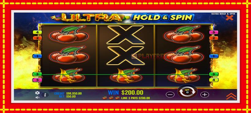 Slot machine Ultra Hold & Spin with access to free game online, picture 3