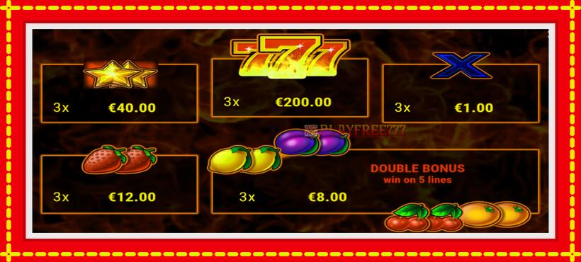 Slot machine Ultra Hotfire with access to free game online, picture 5