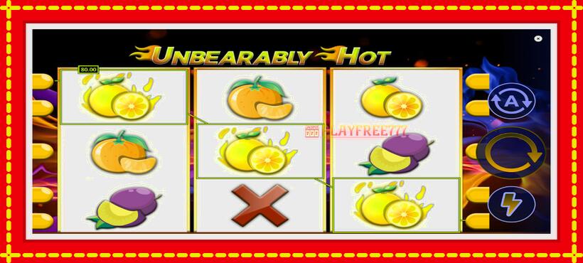 Slot machine Unbearably Hot with access to free game online, picture 2