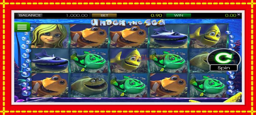 Slot machine Under the Sea with access to free game online, picture 1