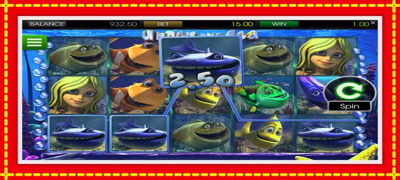 Slot machine Under the Sea with access to free game online, picture 2