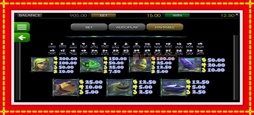 Slot machine Under the Sea with access to free game online, picture 5