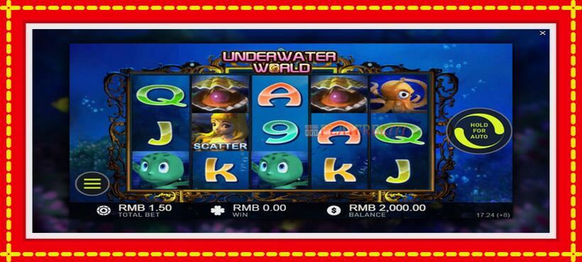 Slot machine Underwater World with access to free game online, picture 2