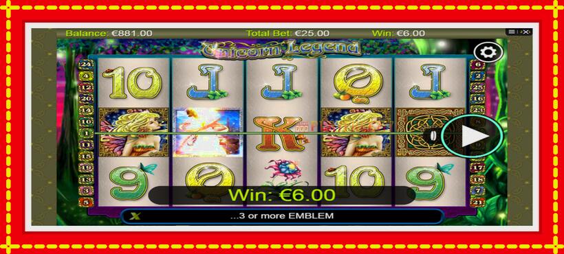 Slot machine Unicorn Legend with access to free game online, picture 2