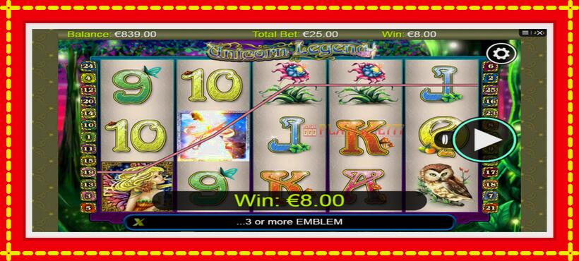 Slot machine Unicorn Legend with access to free game online, picture 3