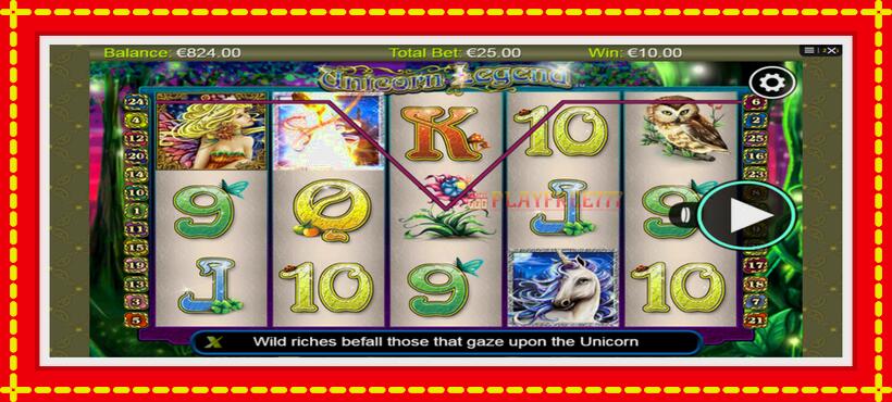 Slot machine Unicorn Legend with access to free game online, picture 4