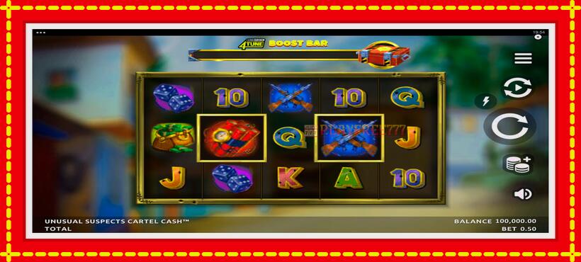 Slot machine Unusual Suspects Cartel Cash with access to free game online, picture 1