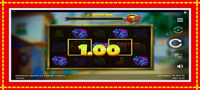 Slot machine Unusual Suspects Cartel Cash with access to free game online, picture 2